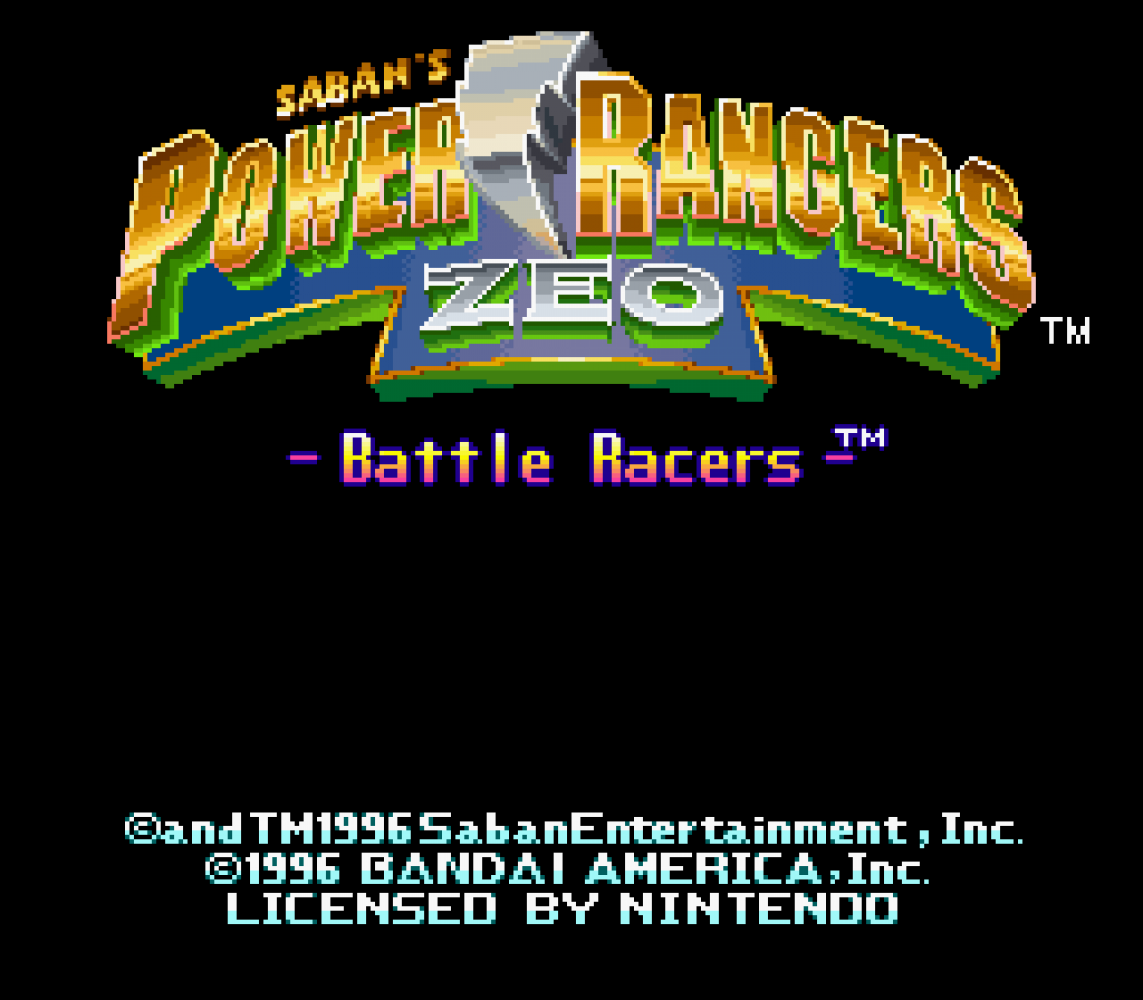 Power Rangers Zeo - Battle Racers